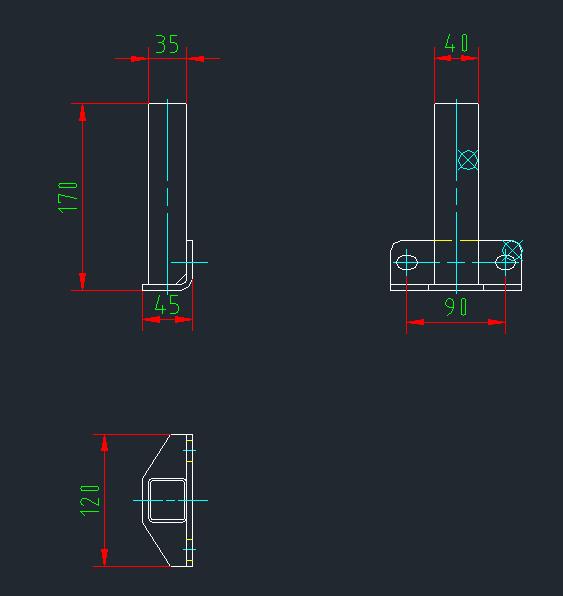 Fuel tank front bracket