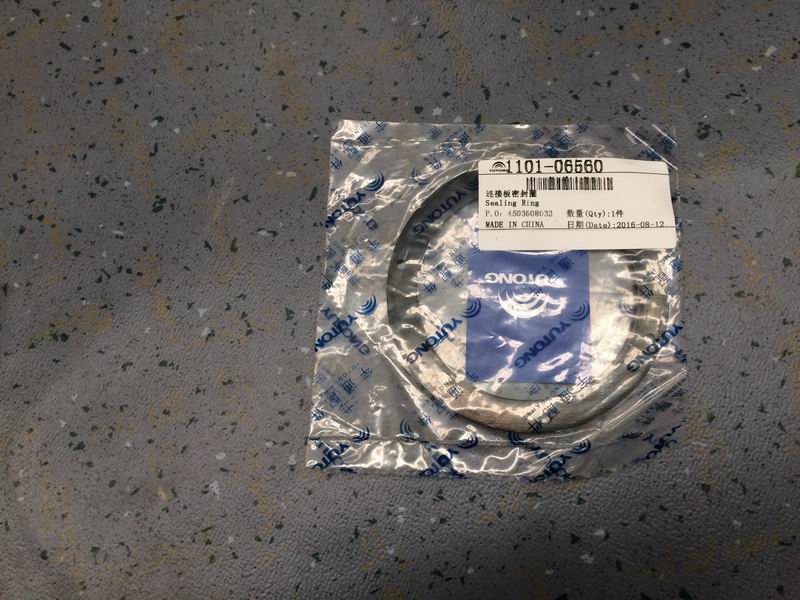 Connecting plate sealing ring