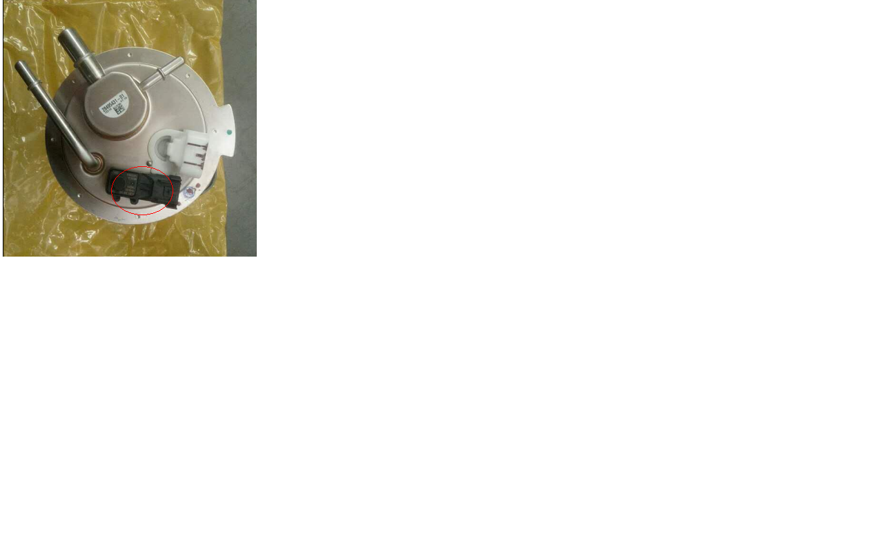 Fuel tank pressure sensor