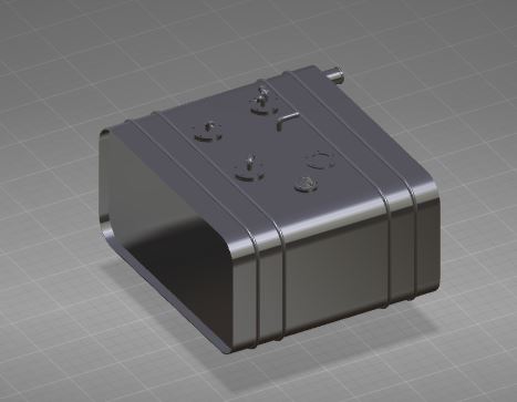 Fuel tank, 90L, L550H320W630, B0/66