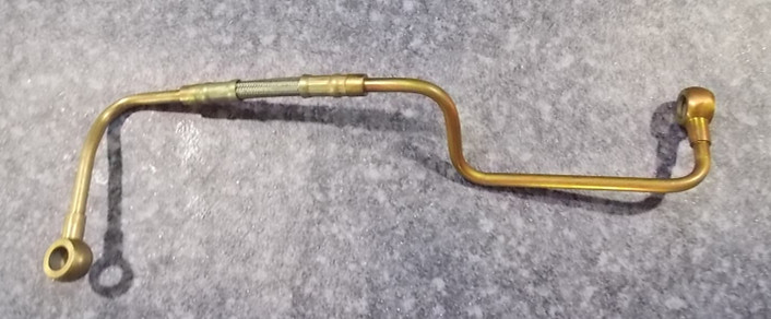 D Oil pipe (fuel injector to fuel component