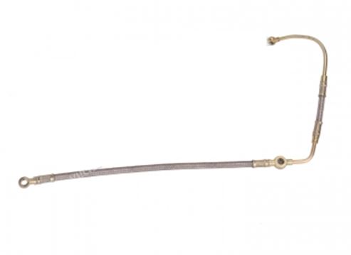 Engine oil inlet pipe-fuel injection pump