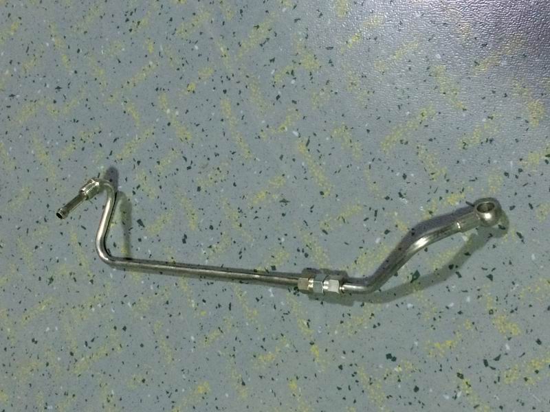 Fuel oil pipeline; filter to fuel injection pump-1