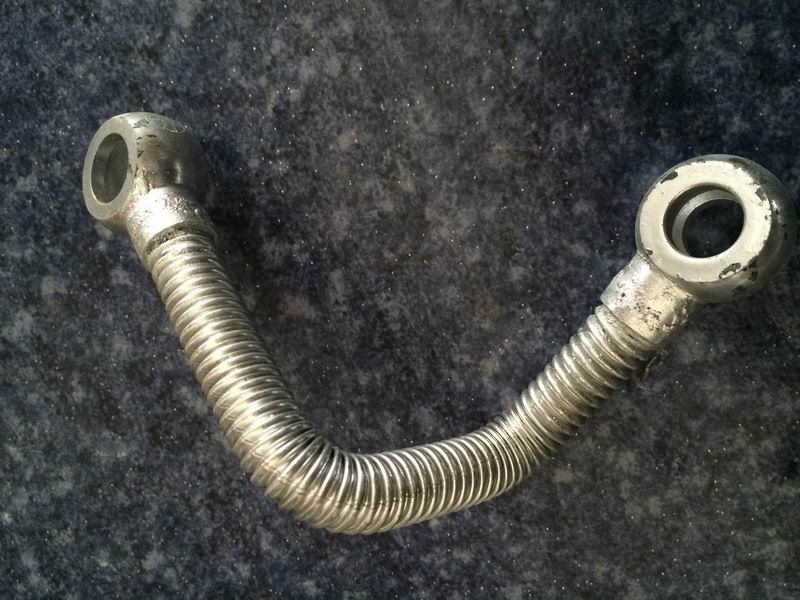 Oil inlet pipe assembly-filter to oil injection pump-1