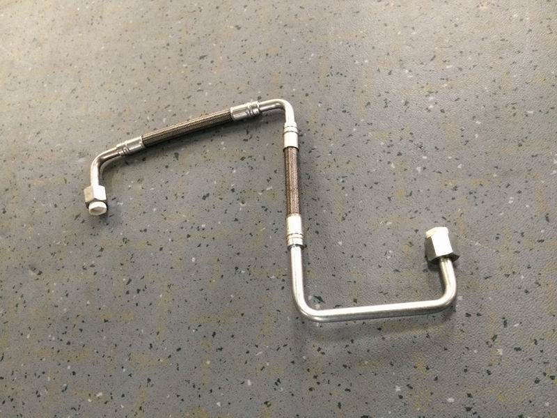 Fuel oil pipeline; fuel distributor to fuel injection pump-1