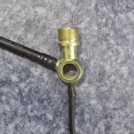 Fuel injector return pipe-1