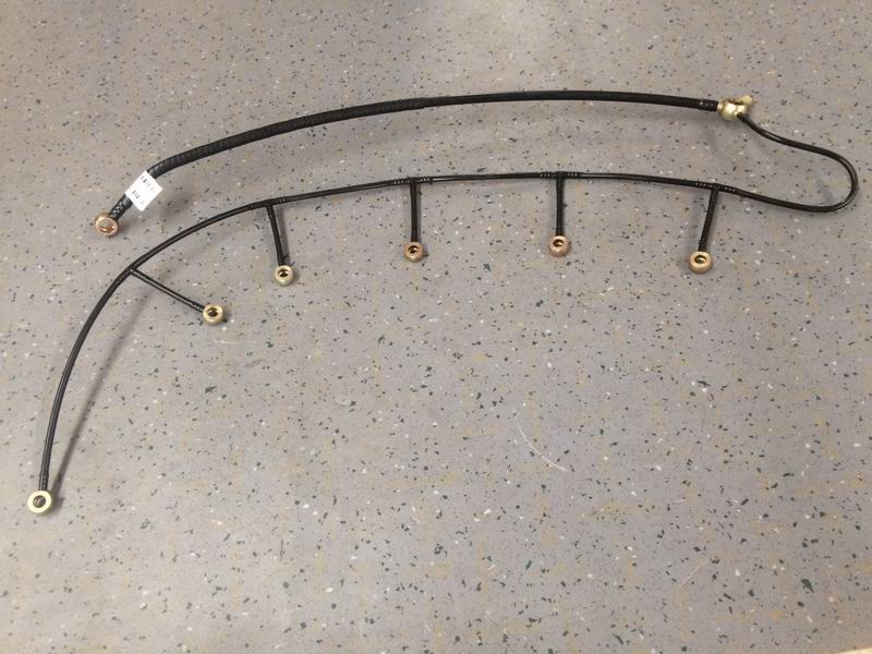 Fuel injector return pipe-1