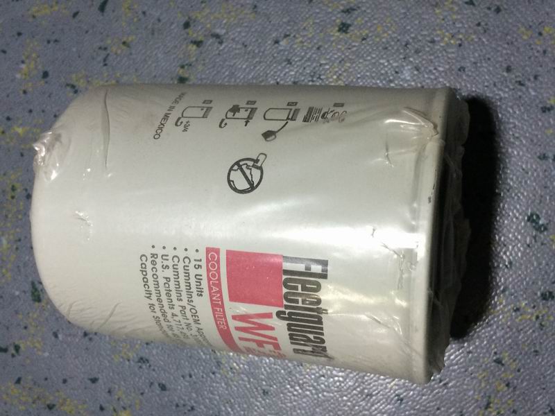 Water filter; consume inventory