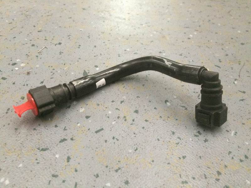 Fuel oil pipe; control connector to gear pump-1