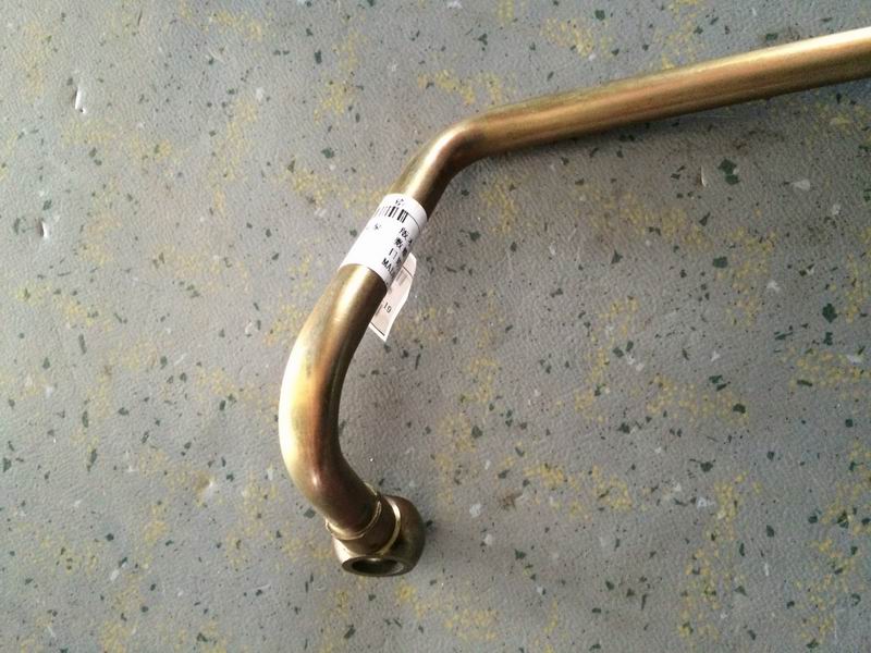 Fuel oil inlet pipe; hand oil inlet pump