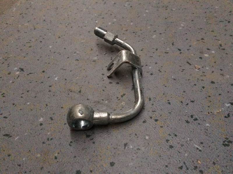 Oil injection pump return pipe-1