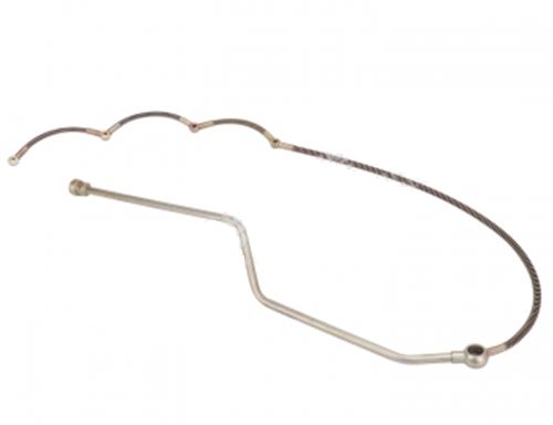 Fuel injector return pipe