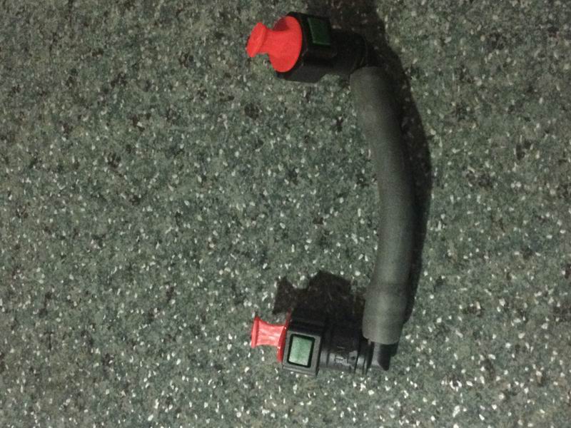 Fuel oil pipe; gear pump to filter