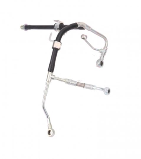 Fuel injector return pipe