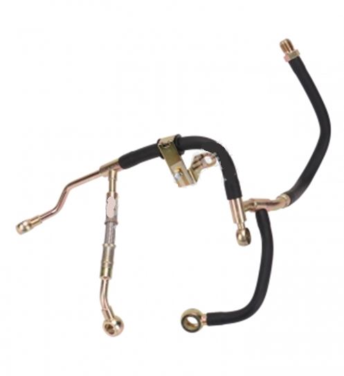 Fuel injector return pipe