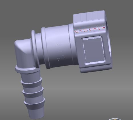 Quick plug connector, female, Φ7.89 Quick plug-Φ10*1.0-2