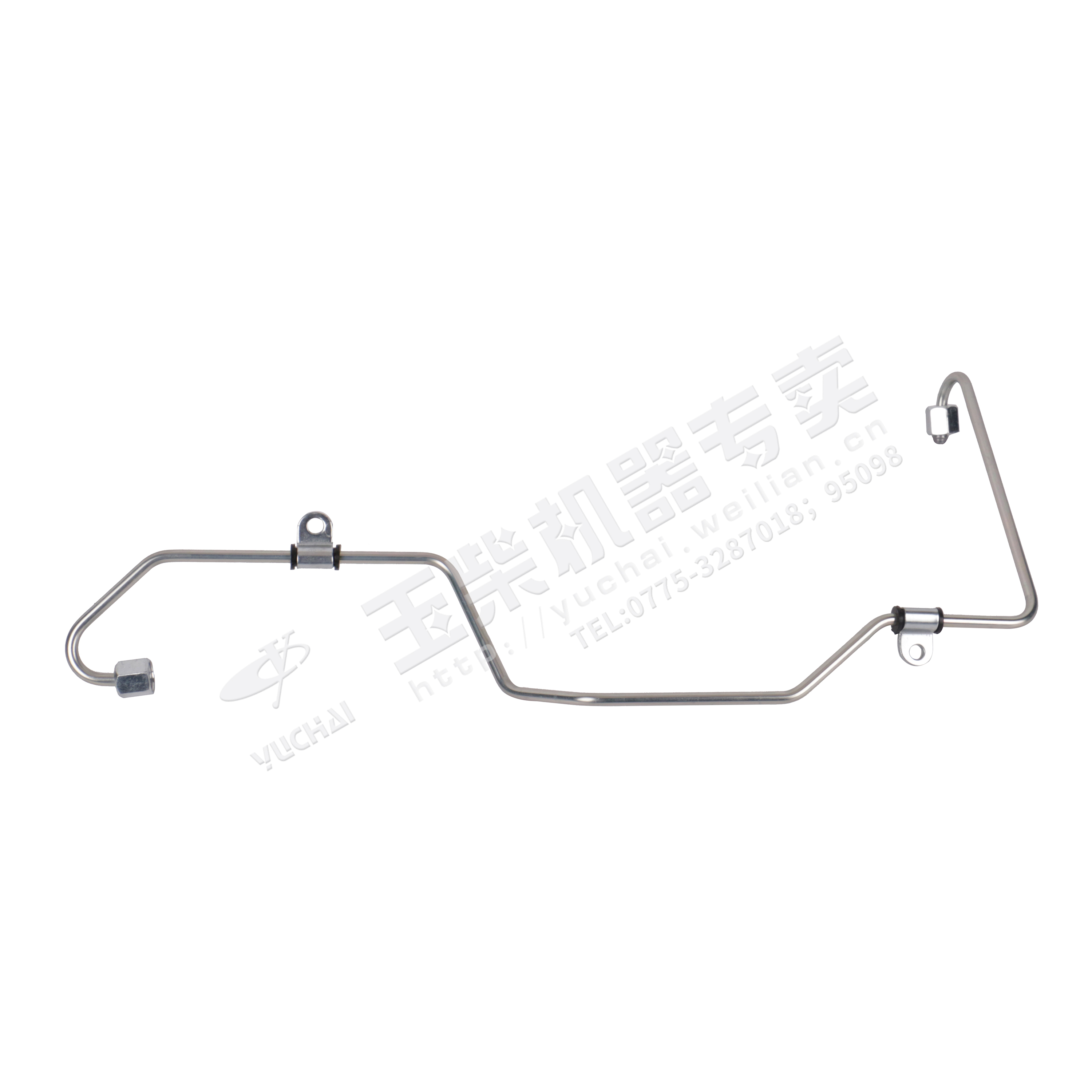 Fuel oil pipeline; oil pump to oil rail