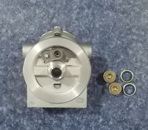 Fuel filter base (including hand oil pump)-2