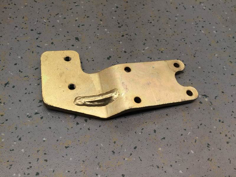 Diesel filter bracket