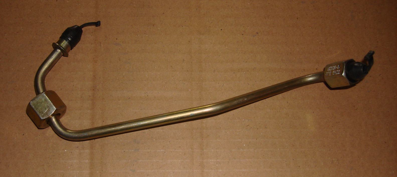 Fuel oil pipeline; oil pump to oil rail