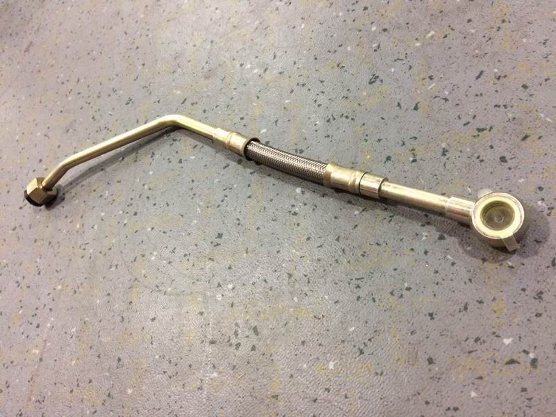 Fuel oil pipeline; oil pump to diesel filter-1