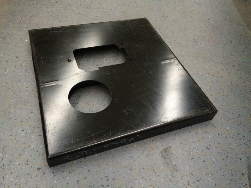 Опорная пластина крепления педали, педаль тормоза, 80 * 180-2