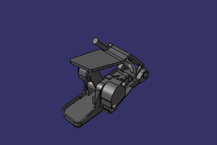 Pedal mechanism, accelerator pedal, floor-mounted