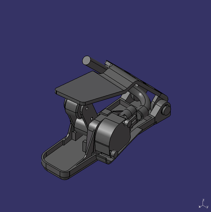 Pedal mechanism, electronic accelerator pedal, floor-standing