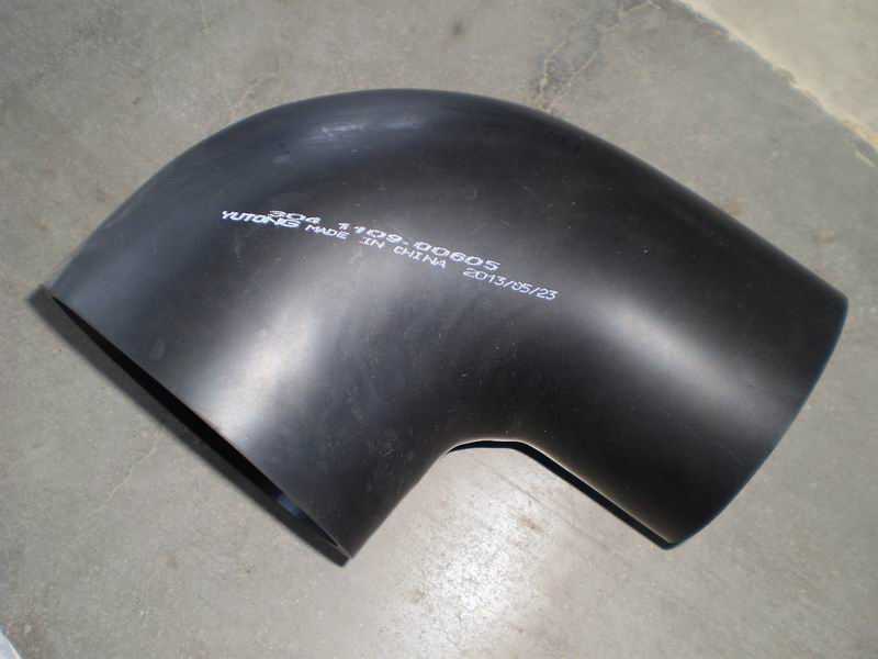 Right angle hose, Φ100-Φ132, 125/160, rubber