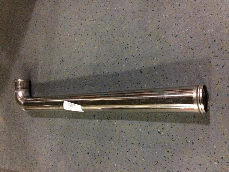 Right angle steel pipe (Φ60, 115/755) with joints-1