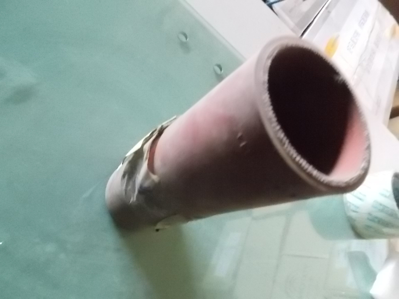 Supercharger air outlet hose