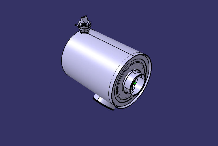 Air filter, flow rate 1650, KLQ4, outer diameter 406
