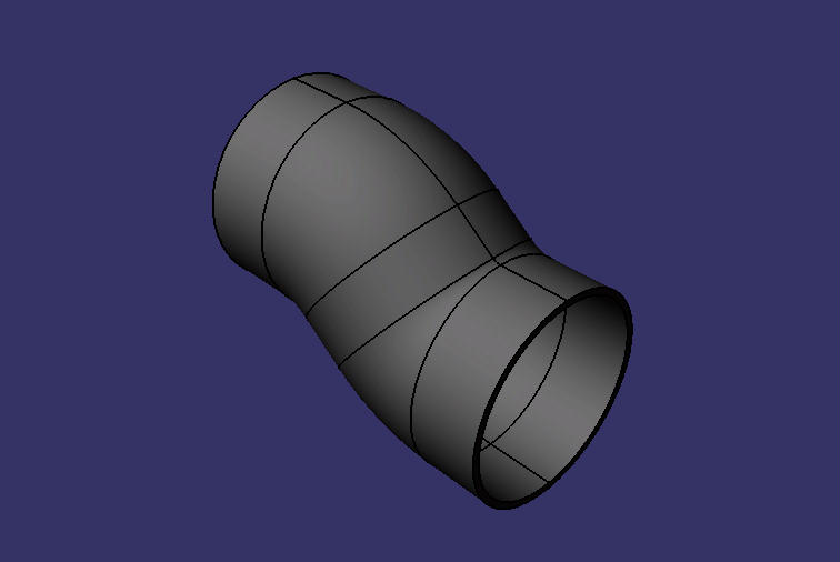 Резиновая гофрированная труба, внутренний диаметр φ 150 , Л= 320