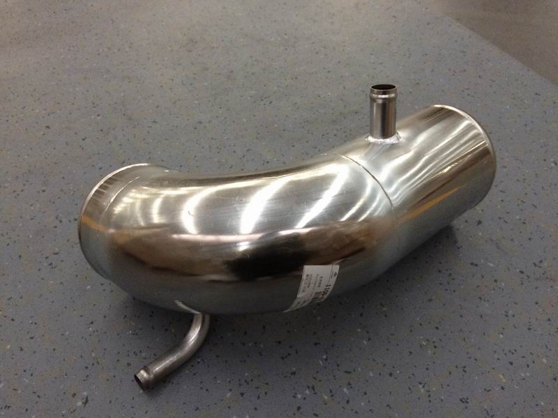 Прямоугольная стальная труба (φ 132 , 180 / 320 ) с суставами-2