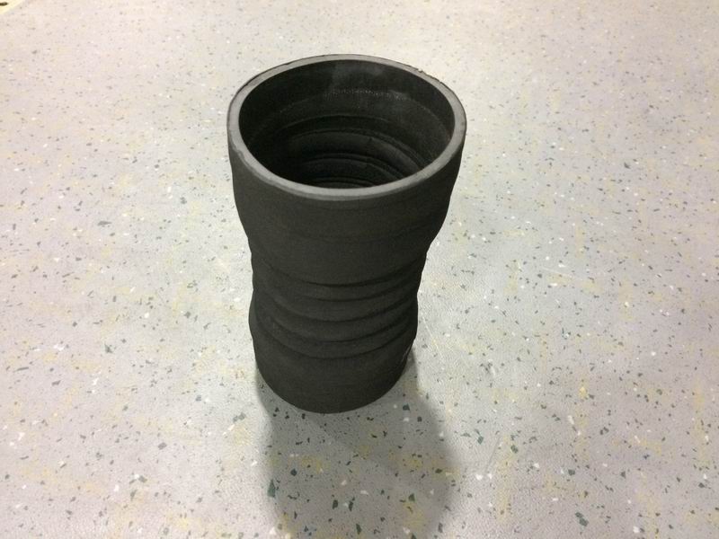 Molded straight hose, Φ102, L=190, EPDM rubber-1