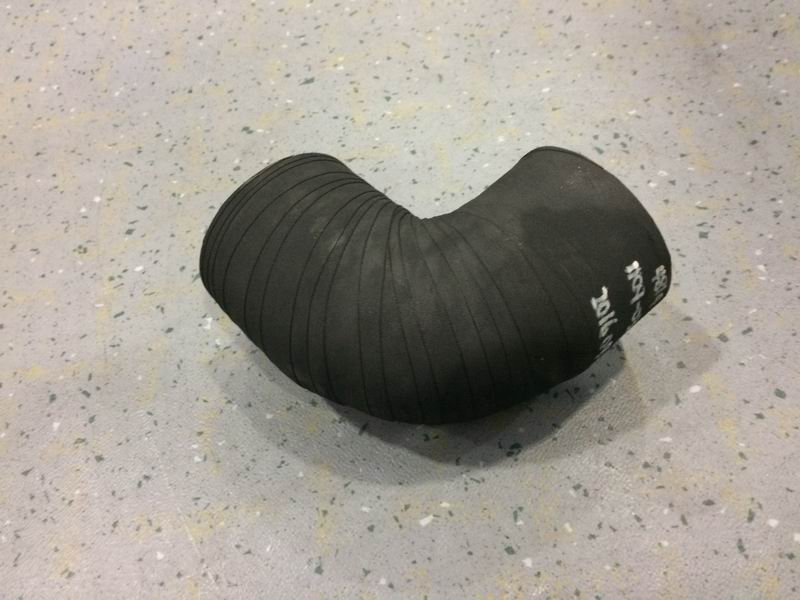 Right angle hose, Φ76, 100/100, EPDM rubber-2