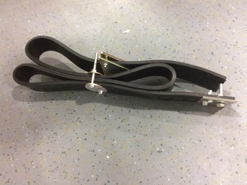 (90/D30) Automotive electrostatic conduction rubber mopping zone 1600×55×8-1