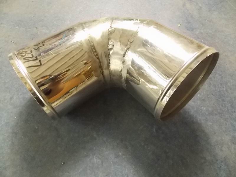 Right angle steel pipe, φ150, 210/195, with joints-1