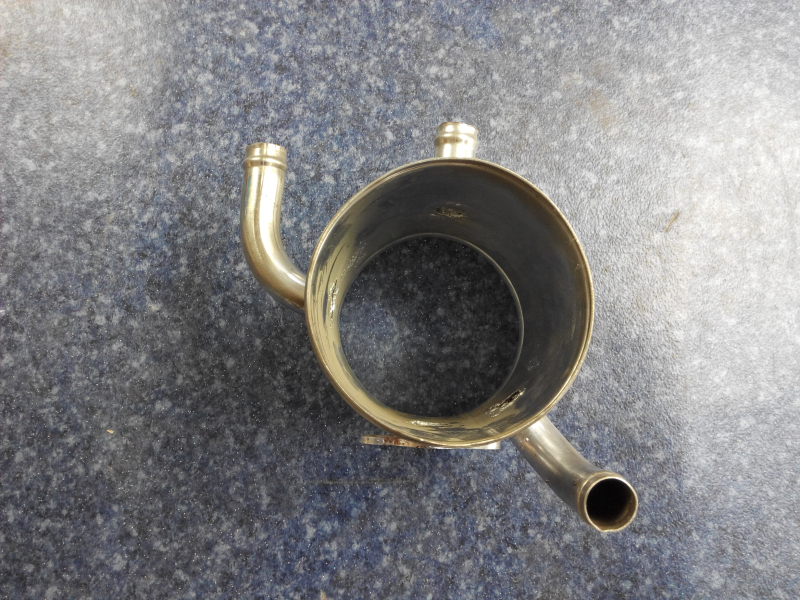 Straight steel pipe (Φ132, L=185), with joints