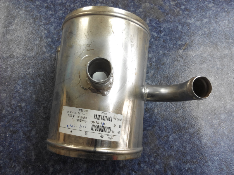 Straight steel pipe (Φ132, L=185), with joints-2