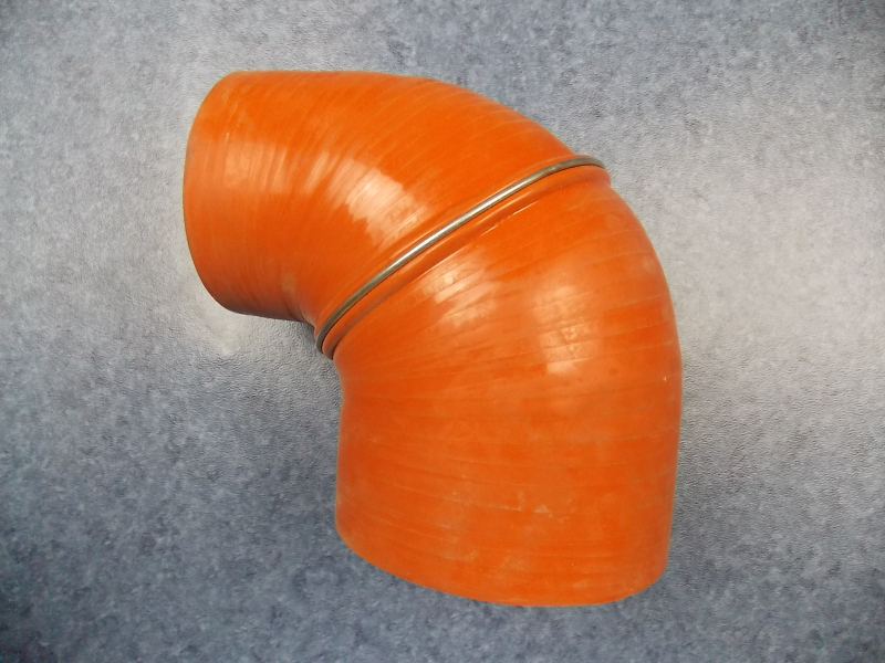 Right angle hose, Φ102/Φ130, 130/140, silicon