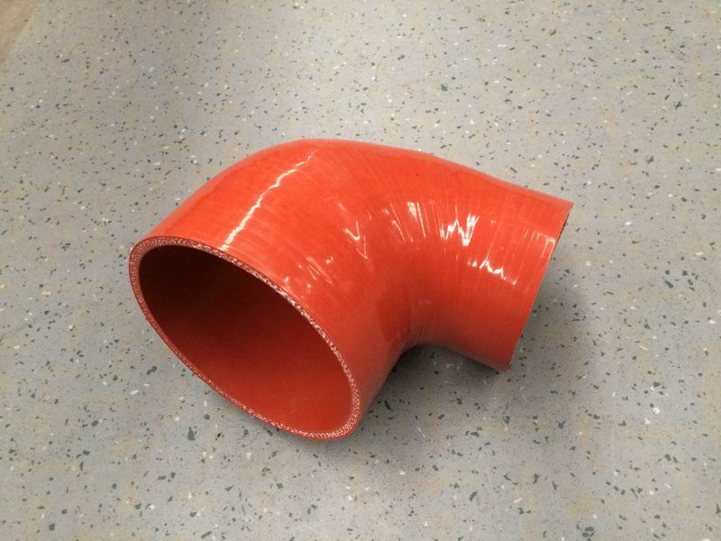 Right angle hose, Φ102-Φ150, 140/120, silicon-1