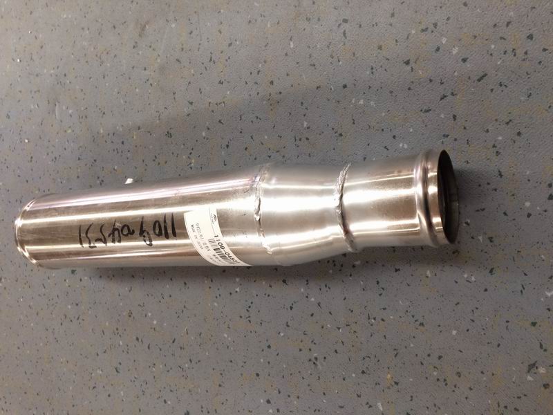 Straight steel pipe, Φ60-Φ80, L=420 with joints