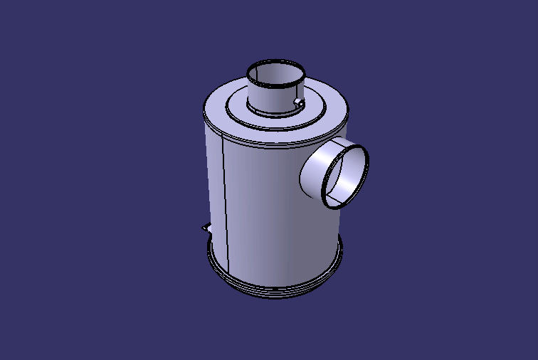 Air filter, flow rate 1200, KLQ3, outer diameter 330