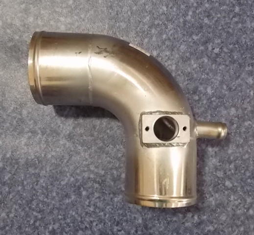 Right angle steel pipe (Φ102, 170/180) with joints