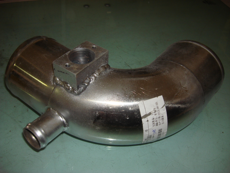 Right angle steel pipe (Φ102, 170/180) with joints-1