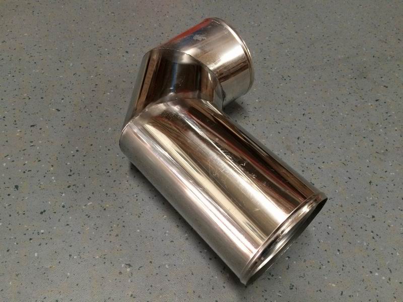 Right angle steel pipe, φ150, 200/310, with joints-1