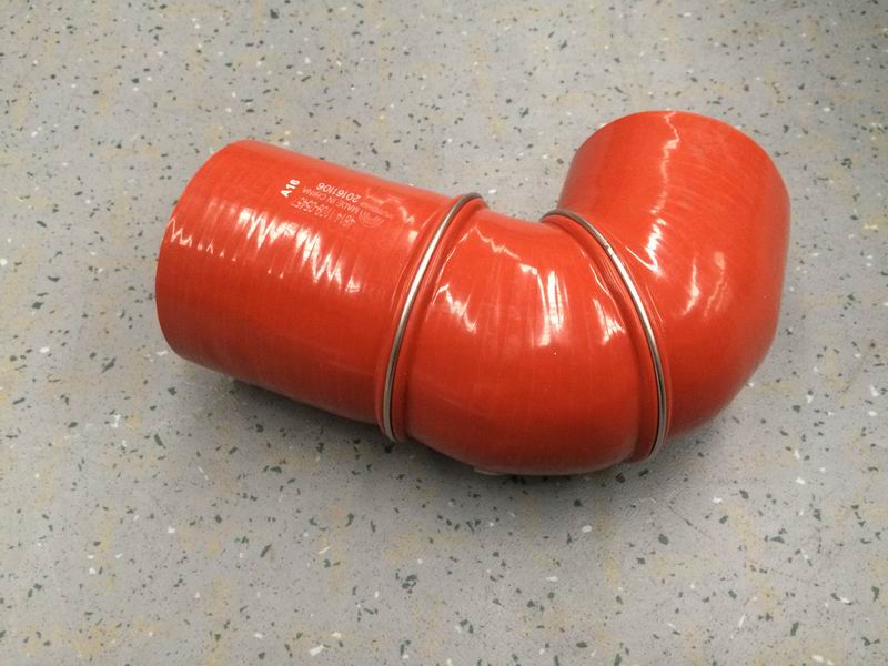 Right angle hose, Φ101, 115/190, silicon-2