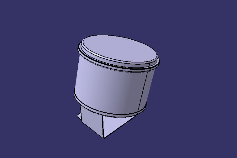 Air filter, flow rate 500, KLQ1, outer diameter 290