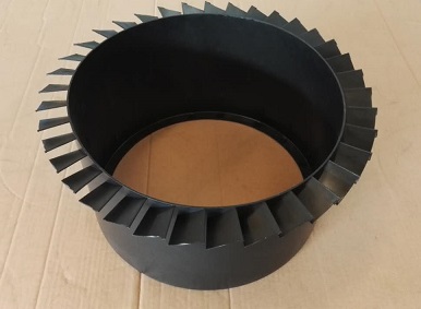 Filter cyclone blades